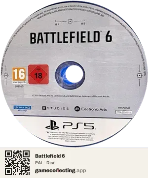 Battlefield 6 PlayStation 5, PAL disc