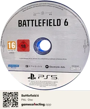 Battlefield 6 PlayStation 5, PAL disc