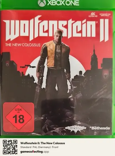 Wolfenstein II: The New Colossus Xbox One, Germany box front