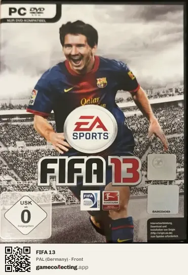 FIFA 13 Computer, Germany box front