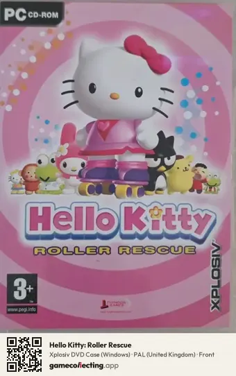 Hello Kitty: Roller Rescue Computer, United Kingdom box front