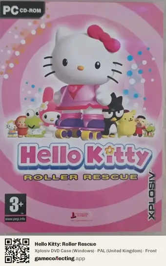 Hello Kitty: Roller Rescue Computer, United Kingdom box front