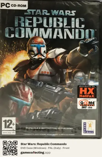 Star Wars: Republic Commando Computer, Italy box front