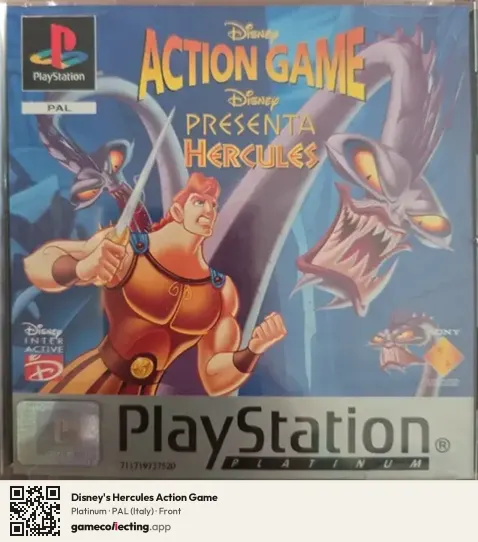 Disney's Hercules Action Game PlayStation, Italy box front