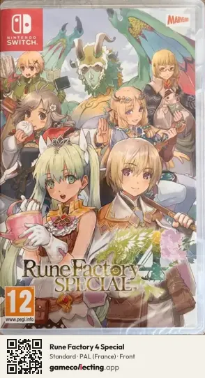 Rune Factory 4 Special Nintendo Switch, France box front