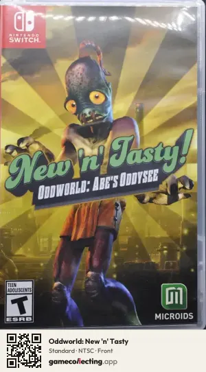 Oddworld: New 'n' Tasty Nintendo Switch, NTSC box front