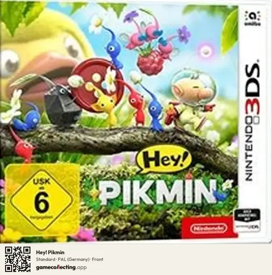 Hey! Pikmin Nintendo 3DS, Germany box front