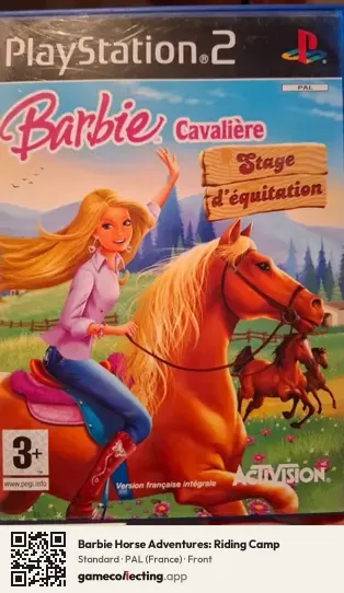 Barbie Horse Adventures: Riding Camp PlayStation 2, France box front