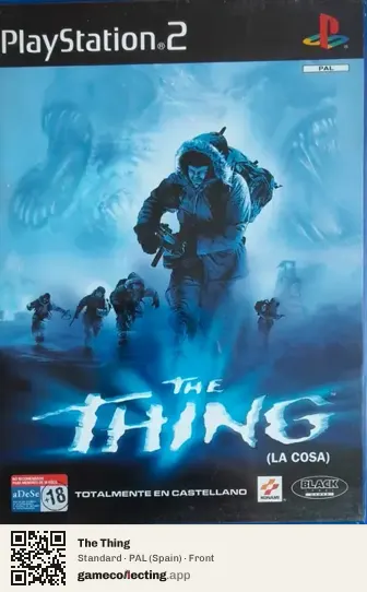 The Thing PlayStation 2, Spain box front