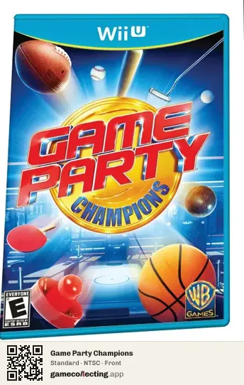 Game Party Champions Nintendo Wii U, NTSC box front