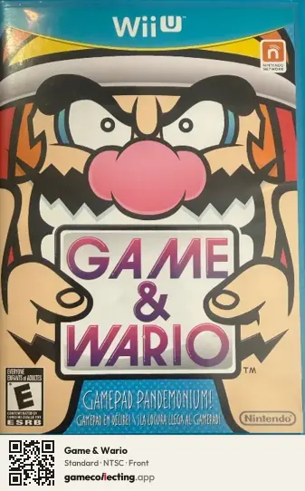 Game & Wario Nintendo Wii U, NTSC box front