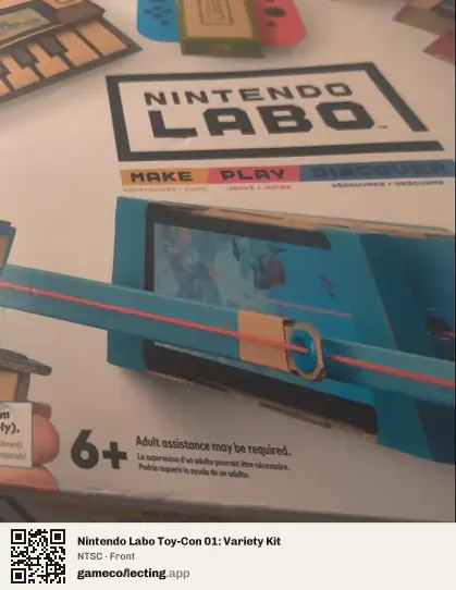Nintendo Labo Toy-Con 01: Variety Kit Nintendo Switch, NTSC box front
