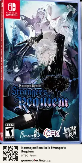Koumajou Remilia II: Stranger's Requiem Nintendo Switch, NTSC box front