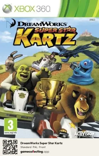 DreamWorks Super Star Kartz Xbox 360, PAL box front
