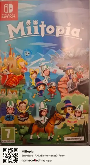 Miitopia Nintendo Switch, Netherlands box front