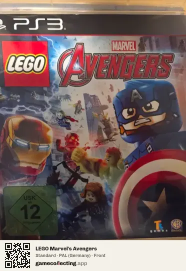 LEGO Marvel's Avengers PlayStation 3, Germany box front