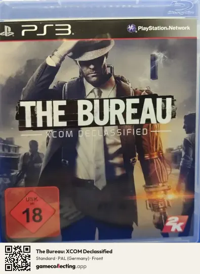 The Bureau: XCOM Declassified PlayStation 3, Germany box front