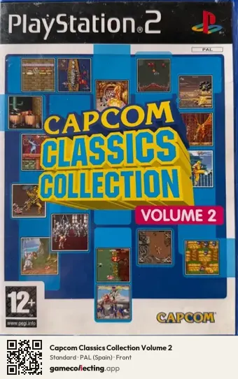 Capcom Classics Collection Volume 2 PlayStation 2, Spain box front