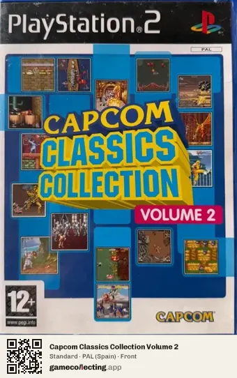 Capcom Classics Collection Volume 2 PlayStation 2, Spain box front