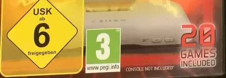Atari Collection 2, the USK square on its front