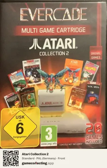 Atari Collection 2 Evercade, Germany box front