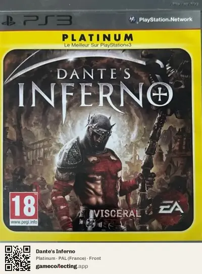 Dante's Inferno PlayStation 3, France box front