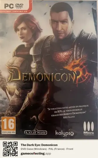The Dark Eye: Demonicon Computer, France box front