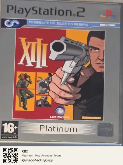XIII PlayStation 2, France box front