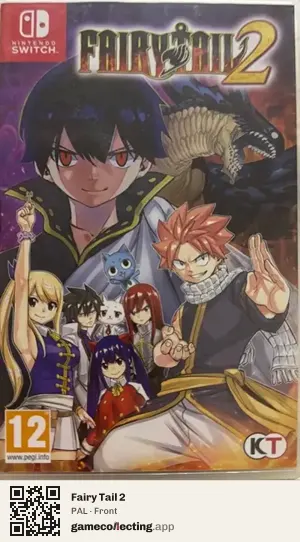 Fairy Tail 2 Nintendo Switch, PAL box front