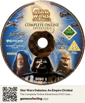 Star Wars Galaxies: An Empire Divided Computer, PAL disc