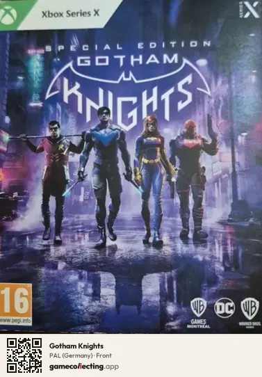 Gotham Knights Xbox Series X, Germany box front