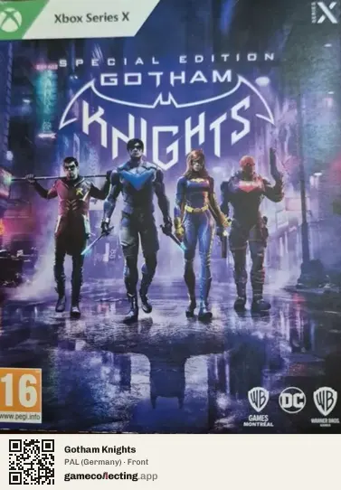 Gotham Knights Xbox Series X, Germany box front