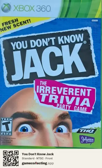 You Don't Know Jack Xbox 360, NTSC box front
