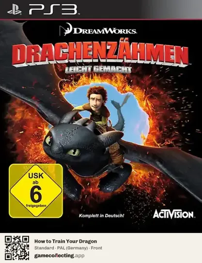 How to Train Your Dragon PlayStation 3, Germany box front