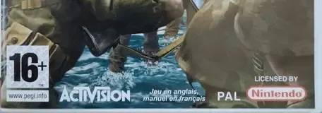 The History Channel: Battle for the Pacific, the PEGI square on its front