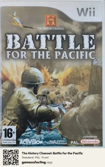 The History Channel: Battle for the Pacific Nintendo Wii, PAL box front