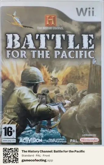 The History Channel: Battle for the Pacific Nintendo Wii, PAL box front