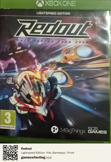 Redout Xbox One, Germany box front
