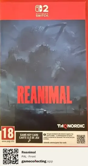 Reanimal Nintendo Switch 2, PAL box front