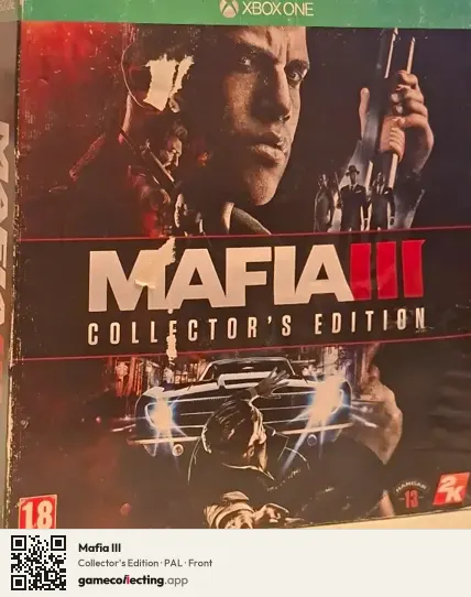 Mafia III Xbox One, PAL box front