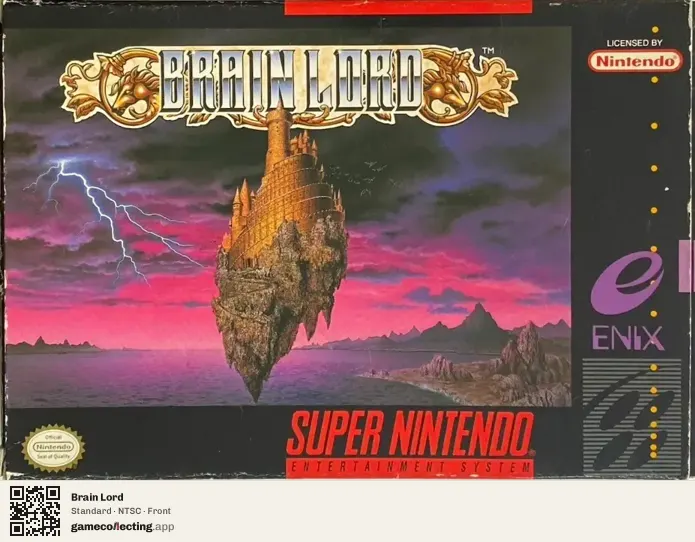 Brain Lord Super Nintendo Entertainment System, NTSC box front