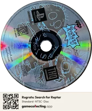 Rugrats: Search for Reptar PlayStation, NTSC disc