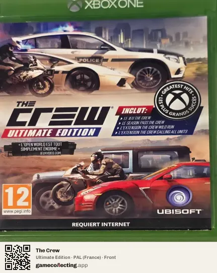 The Crew Xbox One, France box front