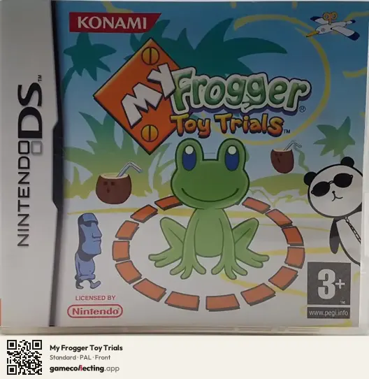 My Frogger Toy Trials Nintendo DS, PAL box front