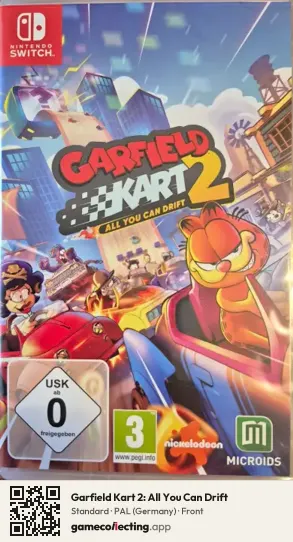 Garfield Kart 2: All You Can Drift Nintendo Switch, Germany box front