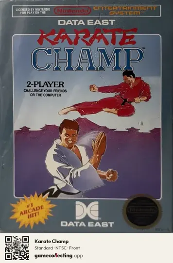 Karate Champ Nintendo Entertainment System, NTSC box front