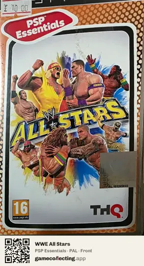 WWE All Stars PlayStation Portable, PAL box front