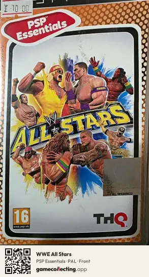 WWE All Stars PlayStation Portable, PAL box front
