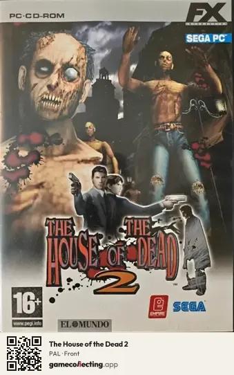 The House of the Dead 2 Computer, PAL box front