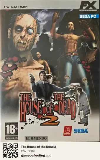 The House of the Dead 2 Computer, PAL box front